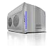 PC Hardware : NZXT ROGUE Crafted Series SILVER ROGUE w. BLUE LED Black Aluminum MicroATX Mid Tower Computer Case - Retail