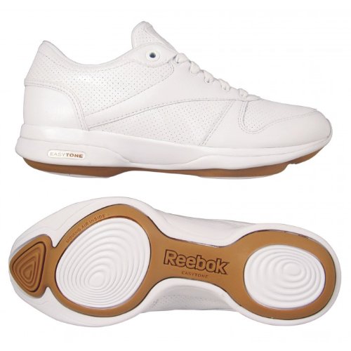 REEBOK EASYTONE REECHILL II LEAT, leather/weiss/gum ru,8,5