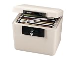 Sentry 1170 Security Letter Hanging Files Key Fire Safe, 31lbs, .61 Cu. Ft., Lt Gray