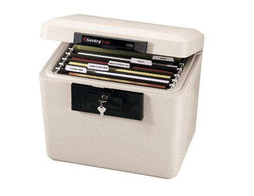 SentrySafe 1170 1/2 Hour FIRE-SAFE File, 0.61 Cubic Feet, Dove Gray