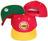 Houston Rockets Red/Yellow Two Tone Snapback Adjustable Plastic Snap Back Hat / Cap