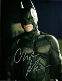 CHRISTIAN BALE SPECTACULAR BATMAN AUTOGRAPHED 8 X 10 PHOTOGRAPH