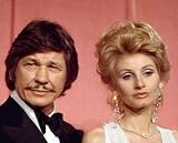 Charles Bronson and Jill Ireland Art Poster PRINT Unknown 20x16