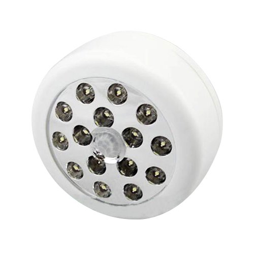 DuaFire Super Bright 15 LED Wireless Auto PIR Sensitive Motion Sensor Activated Light - White
