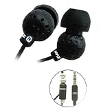 Pyle PIEH30B Ultra Slim Super Bass In-Ear Earbud Stereo Headphones for iPod/MP3/Any Media Player ( Black)