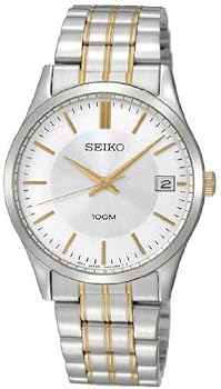 Seiko #SGEF03 Men's Two Tone Stainless Steel Casual Dress Watch