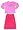 Mis Tee V-Us - Girls Long Sleeved Skirt Set, Pink (Size 5/6)