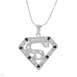 Necklace With 1.64ctw Precious Stones - Genuine Sapphires and Topazes Crafted in 925 Sterling silver. Total item weight 10.5g Length 17.5in