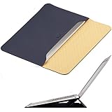 New Macbook 12 inch Case Sleeve with Stand, OMOTON Wallet Sleeve Case for New Macbook 12 inch, Ultrathin Carrying Bag with Stand, Navy Blue