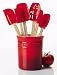 Le Creuset Stoneware Large 2-3/4-Quart Utensil Crock, Red image 2