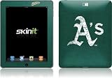 Skinit Oakland Athletics - Solid Distressed Vinyl Skin for Apple iPad 1