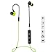 NO Prompt Voice Memory Wire In Ear Backbeat Sport Stereo headset with IPX4 Water-proof and for iPhone Android Black