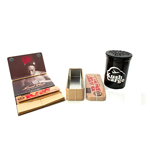 Wiz Khalifa Rolling Papers  Loud Pack  RAW 1 1/4 + RAW Metal Tin + KC Pop Top