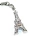 France Eiffel Tower Austrian Crystal Cell Phone Charm with Strap