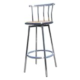 ORE International R652 CP Set of 2 Swivel Barstoolsm Chrome