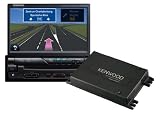 KNA-G290T Navigationspaket aus Moniceiver KVT-526DVD (17,8cm, Touchscreen-Monitor, USB, 1-DIN) und Navigationsrechner KNA-G620T (Festspeicher, TMC-Tuner) schwarz
