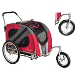Original Dog Jogger-Stroller in Urban Red