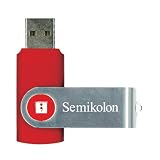 Semikolon USB2.0 Flash Drive 8GB, Red (8800004)