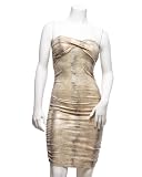 41Luu1cTMdL. SL160  2b Twist Shine Dress   GOLD (M)