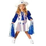 Halloween Costume Dallas Cheerleader Toddler Girl 2T 4T