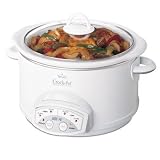 R 5qt Round Crock Pot White