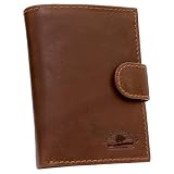 Geldb�rse Portemonnaie braun echt Leder inkl. Geschenkverpackung von Greenland Nature Geldbeutel Nappaledervon "Greenland"