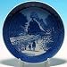 ロイヤルコペンハーゲン（ROYAL COPENHAGEN）イヤープレート 1973年 -クリスマスの帰省-[並行品]