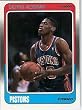1988 /89 Fleer Dennis Rodman Detroit Pistons RARE Blank Back Rookie Basketball Card !