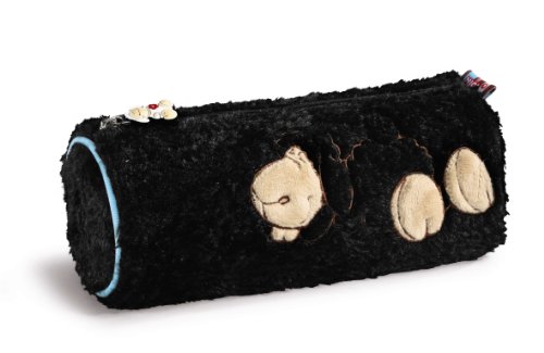 Nici 31426 - M&auml;ppchen Schaf rund pl&uuml;sch, schwarz