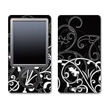 B&W Fleur Design Zune 30GB Skin Decal Protective Sticker