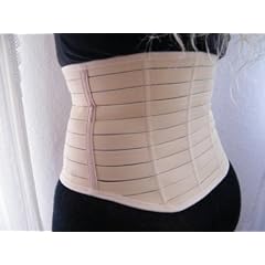 M-Mala Sport R�CKENBANDAGE mit 4 Stabilisatoren - Gr��e: L bis 96cm "Hautfarbe"