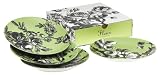 Rosanna Fleur Gift-boxed Dessert Plates, Set of 4