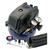 Campbell Hausfeld FP260000AV 1 Gallon Pancake Air Compressor with Inflation Kit