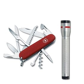 Victorinox Swiss Army Huntsman II Knife with AAA LED Flashlight