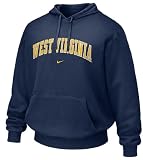 Nike West Virginia Mountaineers College Embroidered Hoody Sweatshirt-Blue