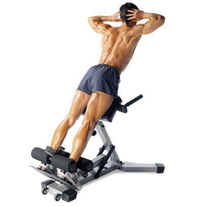 Nautilus Adjustable Hyperextension Bench