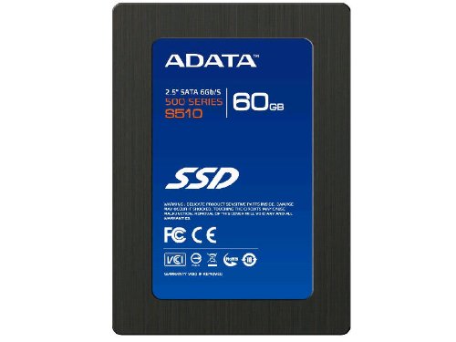 A-Data S510 60GB interne SSD-Festplatte (6,4 cm (2,5 Zoll), SATA III)