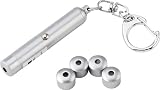 Bell Keychain Laser Pointer 5 Interchangeable Lenses