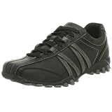 Skechers Mens Valence Fashion Sneaker,Black,9.5 M