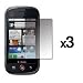 3 Pack of Premium Reusable LCD Screen Protectors for Motorola CLIQ MB200 / Motorola Morrison / Motorola DEXT MB200
