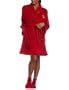 Baby Phat Women's 2Pc Plush Robe And Sock Set,Red,Large/X-Large
