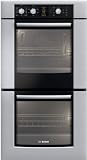 Bosch HBN5650UC Stainless Steel 27 500 Series Double Convection Wall Oven - HBN5650UC