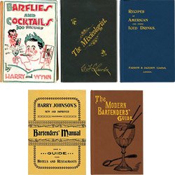 Vintage Cocktail Recipe Book Collection - Set of 5