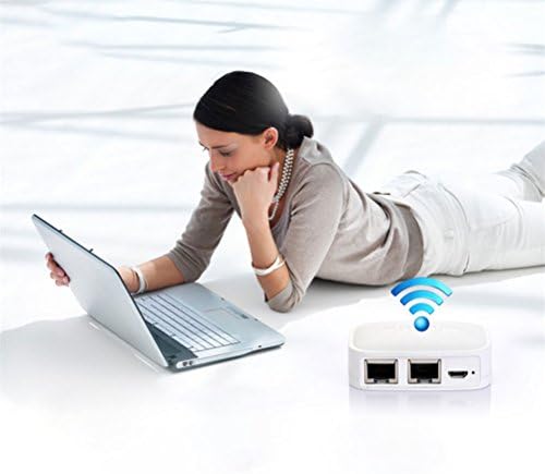 YCC Team Multifunctional Wifi Router, Mini 300 Mbps Wireless Router USB Disk, Support Wifi Repeater, Wireless Flash, Mobile Storage Media Sharing, White