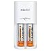 Value Cycle Energy Power Charger with 2 Aa Green Batteries