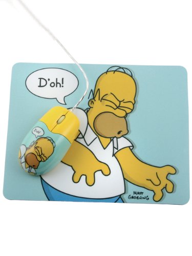Simpsons Simpsons Mouse And Mousemat Set