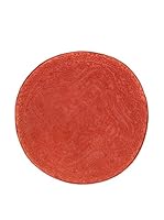 COINCASA Cojín Ø45 cm (Rojo Fuego)