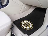 Boston Bruins 2-pc Printed Carpet Car Mat Set