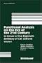 Functional Analysis on the Eve of the 21st Century in Honor of the 80th Birthday of I.M. Gelfand 1+2 (Progress in Mathematics). TWO VOLUMES