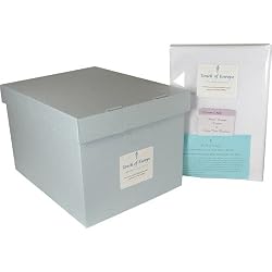 Acid-free Specialized Linen Storage Box for Heirloom Linens, Textiles and Papers, AcidFreeBox3Pack